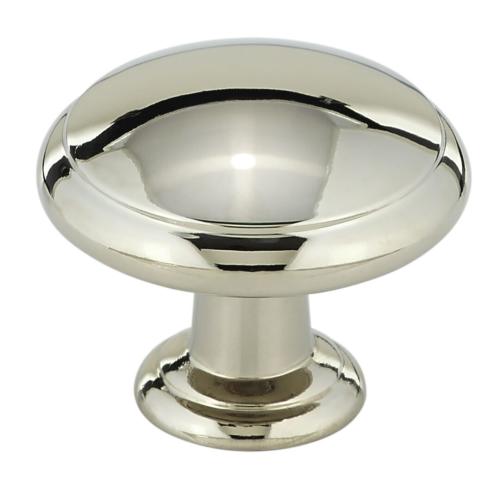 ROUND KNOB 30MM NICKEL (R)