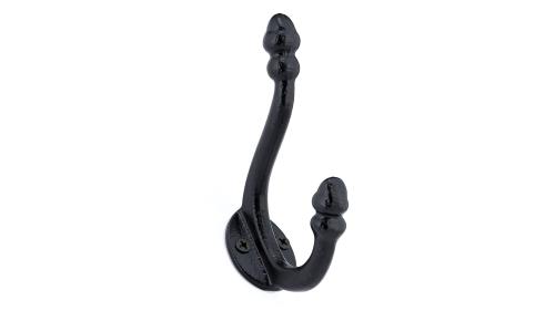 WROUGHT IRON CONT DBL HOOK (R)