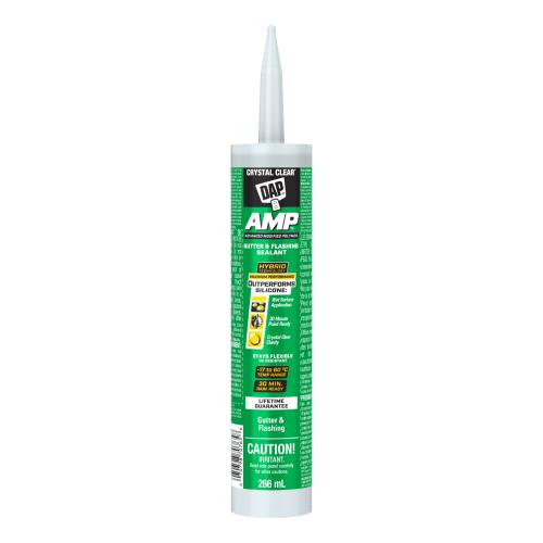 AMP™ Advanced Modified Polymer Gutter & Flashing Sealant – Crystal Clear, 266 mL
