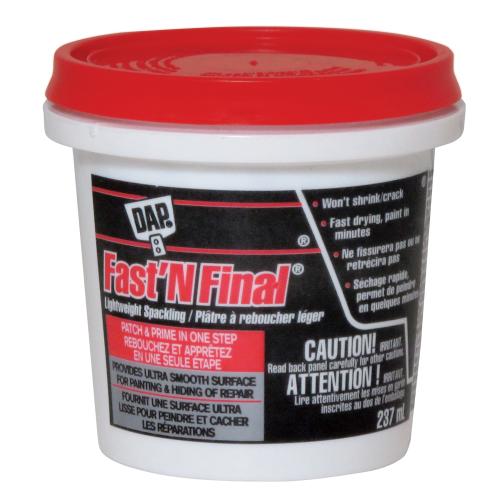 FAST 'N FINAL® Lightweight Spackling – White, 237 mL
