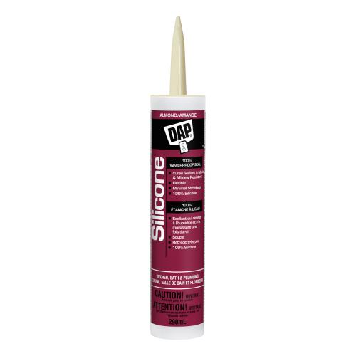 100% Silicone Kitchen, Bath & Plumbing Sealant – Almond, 290 mL