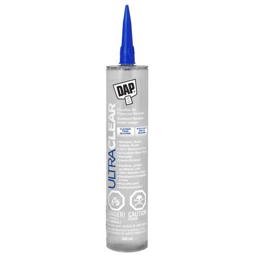 ULTRA CLEAR Flexible All-Purpose Waterproof Sealant – Crystal Clear, 300 mL