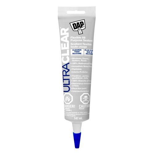 ULTRA CLEAR Flexible All-Purpose Waterproof Sealant – Crystal Clear, 147 mL