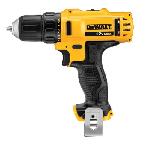 DEWALT 3/8 DRILL DRIVER KIT 12 VOLT LITH BATT/CHARGER/BAG