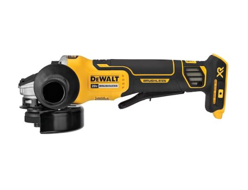 DEWALT DCG413B Small Angle Grinder with Kickback Break, Tool Only, 20 V, 5/8-11 Spindle, 4-1/2 in Dia Wheel