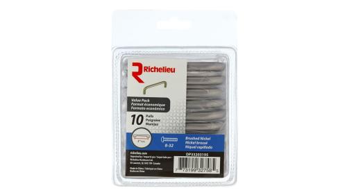 STEEL PULL 3" 8/32 BR NKL (R)