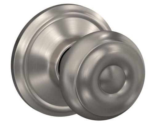 SCHLAGE GEORGIAN PASSAGE 619 SATIN NICKEL