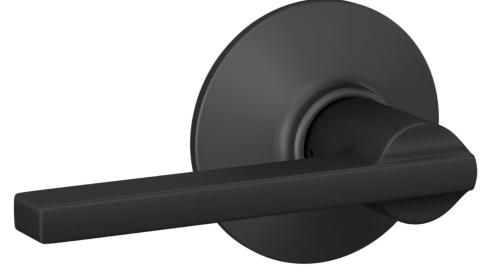 SCHLAGE LAT PASS LEVER 622 MATTE BLACK