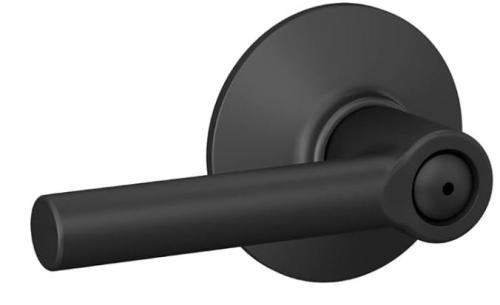 SCHLAGE B/WAY PRIV LEVER 622 MBLK