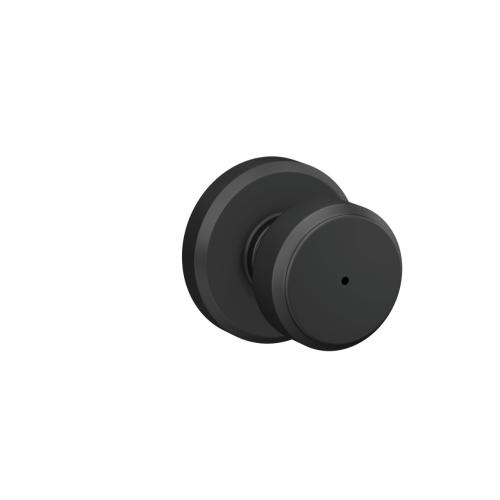 SCHLAGE BOWERY/COL PRIV KNOB 622 MATTE BLACK