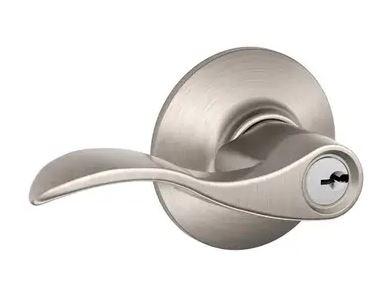 SCHLAGE ACCENT KEYED 619 SATIN NICKEL