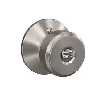 SCHLAGE BOWERY KEYED KNOB 619 SATIN NICKEL