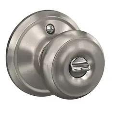 SCHLAGE GEORGIAN KEYED 619 SATIN NICKEL