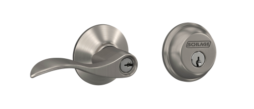 SCHLAGE ACC KEY LVR/DB 619 SATIN NICKEL