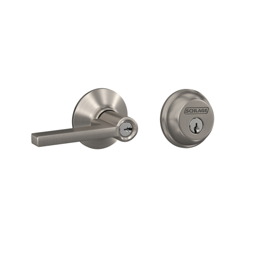 SCHLAGE LAT KEY LVR/DB 619 SATIN NICKEL