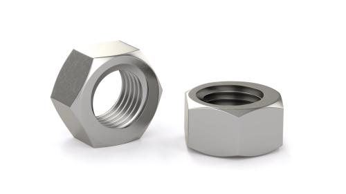 1/4 FINISH HEX NUT S/S (6)