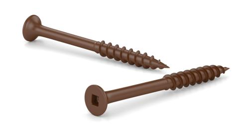 BROWN HALF PAIL 3" DECK SCREW aprx 870 screws