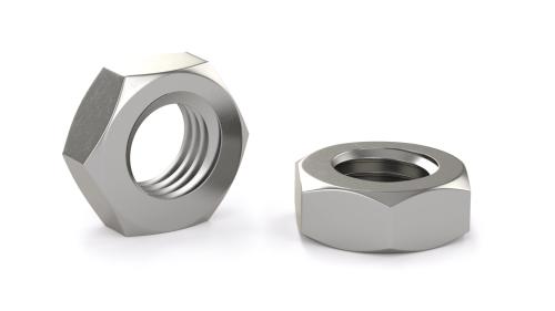 8-32 HEX M.S. NUT S/S (6)