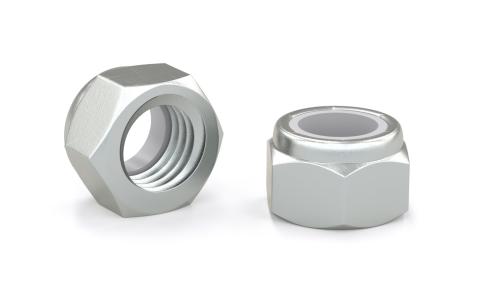 1/4-20 HEX NYLON NUT ZC(8)