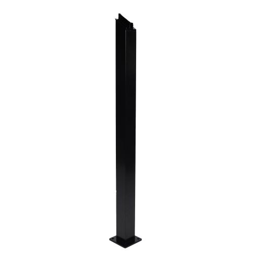 REGAL INLINE STAIR POST BLACK