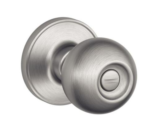 SCHLAGE CORONA PRIVACY 630 SATIN STAINLESS STEEL