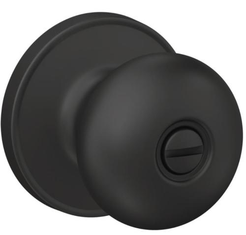 SCHLAGE STR PRIV KNOB 622 MATTE BLACK
