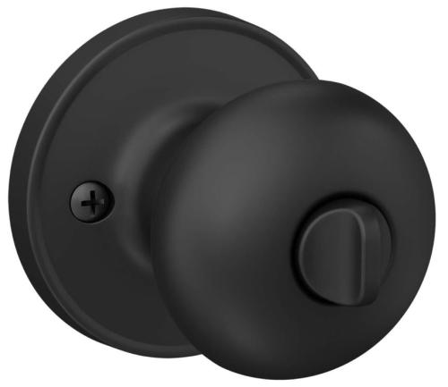 SCHLAGE STR KEY KNOB 622 MATTE BLACK