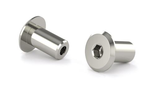 1/4-20X17MM HEX NUT NICKEL(4)