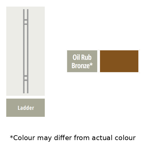 35" LADDER 1/2" OIL RUBBED BRONZE