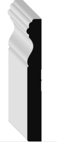 5/8" X 5" X 14' PRIMED MDF BASEBOARD - 1626012