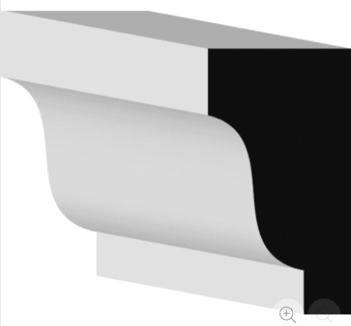 1-3/16" X 2-3/8" X 14' PRIMED MDF CROWN - 1328280