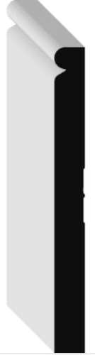 1/2" X 5" X 14' PRIMED MDF BASEBOARD - 1328325