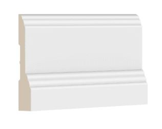 1/2" X 3" X 14' PRIMED MDF BASEBOARD - 1328341