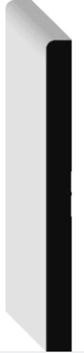1/2" X 6" X 14' PRIMED MDF BASEBOARD - 1328354
