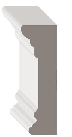 10' #9090 MDF CAING 5/8" X 3"