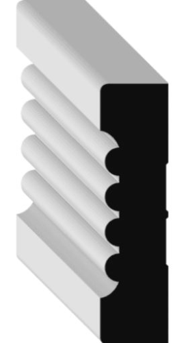 9/16" X 2-1/4" X 14' PRIMED ULTRALITE MDF CASING - 1328547