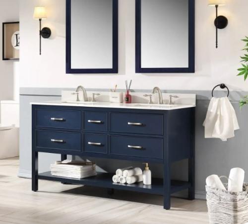 60X21 GREY VANITY W/TOP