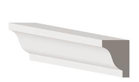 #3244 1-1/4 FJP PINE CORNIC 14'