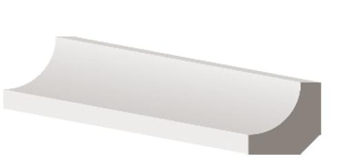 2 1/4" X 18' F/J PMD PINE BRICKMOULD