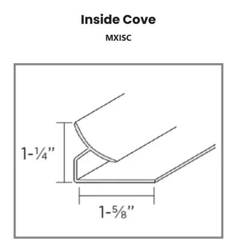 10' METEX PVC INSIDE COVE