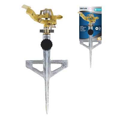 ZINC IMPULSE SPRINKLER WITH BASE 4800SQ/FT