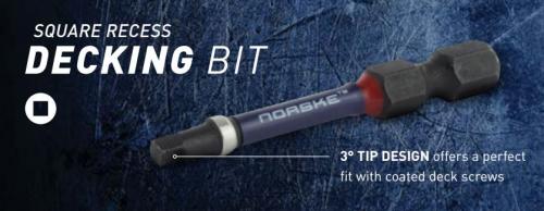 2" #2 SQUARE RECESS DECKING