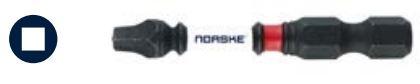 2" #2 SQUARE RECESS IMPACT BIT G2