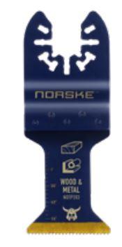 1-3/4" WOOD/METAL FLUSH CUT BLADE TITANIUM NORSKE