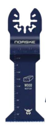 1-1/2" EXTRA LONG FLUSH CUT WOOD BLADE NORSKE