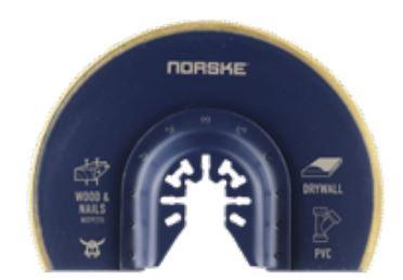 3-3/8" FLUSH CUT BLADE WOOD WITH NAIL TITANIUM NORSKE