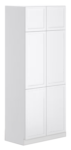 SHAKER WHITE 84" PANTRY