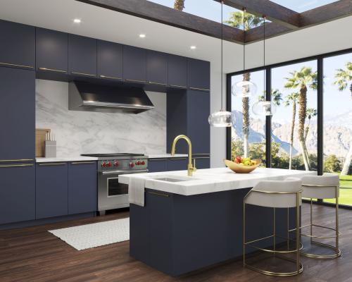 FULLERTON 1-HDL GOLD KITCHEN FAUCET