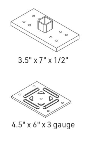 PLATE KIT 5.25X7&4.5X6 3 PLY BM