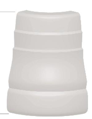 2-1/2" MAPLE ROSETTE BEVEL